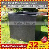 Kindle 2014 New Polychrome Galvanized Oblong Metal Plant Pots Wholesale
