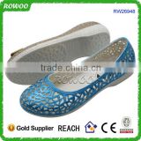China Summer cheap Wedge pvc comfort shoes manufacturer