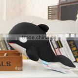 Black Wholesale Dolphin Plush Stuffed Sea Animal Toys for Kids thumbnail-4