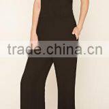 Cross Sling Siamese Trousers Hollowed Halter Jumpsuits for Women 2016 thumbnail-2