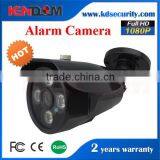 Kendom High Quality Alarm Bullet With Siren Optional 2MP Infrared Full HD 1080P Waterproof IP67 AHD CCTV Camera thumbnail-2