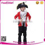 2015 Wholesale boys pirate party costume