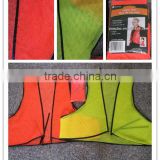 factory direct sales stock plastic safety vest cheap waistcoat