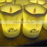 Rechargable Battery Operated Wedding Party Night Club Bar Glowing Light up Led Portable Candle Table Lamp thumbnail-6