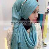 NL176 new style shimmer long muslim scarf