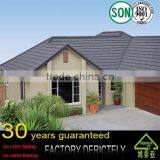 100% Factory Selling Colorful Stone Coated Steel Roofing Tile Cheap Roof Tiles Stone Metal Roof Tile