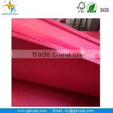 Hot Sale Wood Pulp Red colored Cardboard Sheets Paper