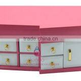 Cute Pink Jewelry Gift Cabinet With Mirror thumbnail-3