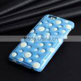 2015 Hot Selling Simple Back Cover, 3D Polka Dots Leather Case For IPhone 6 thumbnail-5