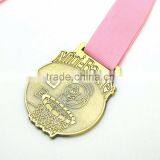 Superior Quality Antique Bronze Sport Style Baskeball Medal thumbnail-1