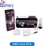 Top Selling 4.2ml OBS Crius Tank Black White Stainless Steel Side Filling Tank CRIUS RTA