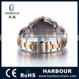 Elegent Multifunction Gold All Stainless Steel STONE Wrist Watch for Women and Men thumbnail-3