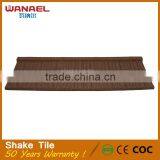Wanael Shake Stone Coated Metal Roofing Tile for Building Material