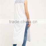 Designer Western Tops Images Sleeveless Buttondown Tunic Long for Woman thumbnail-3