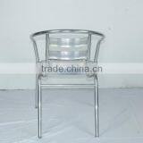 00 Outdoor Garden Aluminum Good Quality Stackable Dining Table and Chair Set YC001 YT1 thumbnail-5
