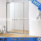 Silver Frameless Shower Room Cabin