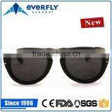 Free Custom Laser Logo Full Rim Polarized Wooden Round Sunglass Handmade Style