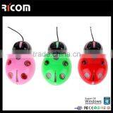 2015 New Wired Optical Coccinella Shaped Usb Computer Mouse ,optical Mouse for pc Laptop