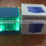 Bluetooth Luminous Tf Card Mini Speaker Stereo Subwoofer Color Lights Handsfree Style Bluetooth Speaker thumbnail-6