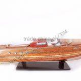 RIVA AQUARAMA WOODEN BOAT, WOOD CRAFTS OF VIETNAM - HANDMADE SHIP MODEL thumbnail-1