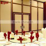 Hotel Outside Lobby Foldable Partition With Double Pass Through Door