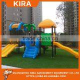 Outdoor Children Plastic Playhouse and Slide