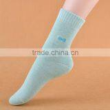 Embroidery Bow Socks Warm Thick Terry Cotton Thick Line Knitting Socks China Socks Factory thumbnail-4