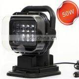 Car Motorcycle Black Square 50w/10pcs*5w Spot LED Headlight thumbnail-2