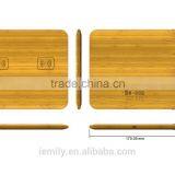 Natural Bamboo qi Wireless Charger With Dual Wireless Charging for Iphone and Samsung thumbnail-6