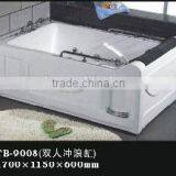 1 Person Corner Spra Whirlpool Bathtub/Foshan Acrylic Massage Bathtub With Blue Glass thumbnail-3
