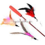 QQPet Toy Telescoping Fishing Rod Spin Feather Cat Toy Cat Fishing Rod Toy thumbnail-2