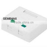 2 Port Empty Surface Mount Box