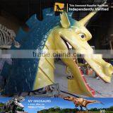 MY Dino-C024 Life Size Fiberglass Dragon Head Model for Sale thumbnail-6