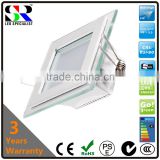 low price high quality ce rohs certificate long warranty led glass panel down light