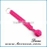 High Quality Custom Keychain With Logo Outdoor Survival Paracord Keychain thumbnail-5
