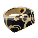 Custom Gold Finger Ring in Dubai Without Stone thumbnail-2