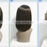 100%116G straight black mixed color real braizilian natural human hair wig for women