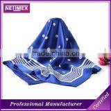 fashionable personalized excellent silk scarf made of the 100% pure silk/handprinting Scarf