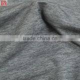 100% polyester heather mechanical jersey anti-bacterial fabric for sportswear