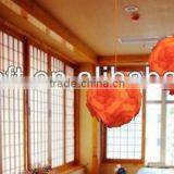 IQ Ceiling Lamp Shade-Modern Pendant Jigsaw Lighting Size M-Flatpack 25 cm Diameters After Assemble thumbnail-3