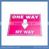 Square Custom Cheap Blank Metal Tin Sign