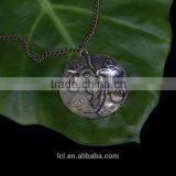 New Arrival Steampunk Round Cameo Shape Eagle Head Gear Steam Pendant Statement Necklace 2015 Yiwu Fashion Jewelry Hot Sale thumbnail-2