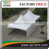 5x10m outdoor transparent pvc wall double top tent with pvc window for party