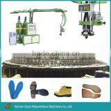 New Design Shoe Soles Making Low Pressure PU Foam Pouring Machine