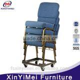 Elegant Folding High Back Metal Stackable Luxury Church Chairs thumbnail-1