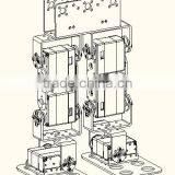 6 Degree Of Freedom 6 DOF Biped Robot for Education DIY KIT MK-B0001-1 thumbnail-2