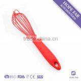 0300207 High Quality 10" Red Color Household Silicone Whisk thumbnail-1