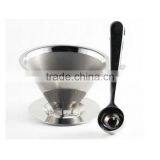 Cone Coffee Filter,Stainless Steel Coffee Filter and Coffee Scoop Sign in thumbnail-4