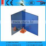 4mm 5mm 6mm Dark Blue Reflective Float Glass With CE & ISO9001 thumbnail-1
