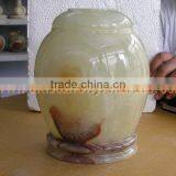 BEST PRICE PAKISTAN SUPPLIER URNS ONYX MARBLE HANDICRAFTS thumbnail-1